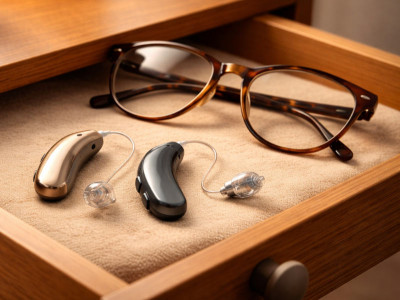 Brille und H&ouml;rger&auml;te: KI-generiert / Rinke